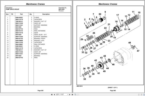 Grove Crane RT890E 231789 Parts Manual 2011 (2)