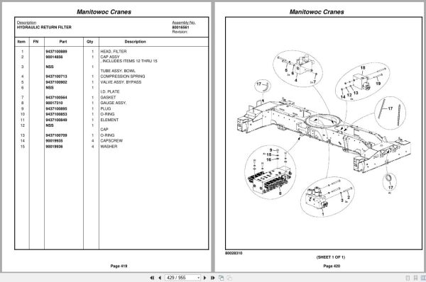 Grove Crane RT890E 231834 Parts Manual 2011 (2)