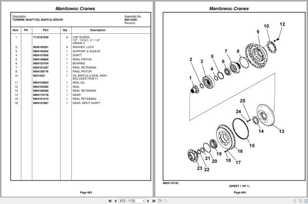 Grove Crane RT890E 231903 Parts Manual 2011 (2)