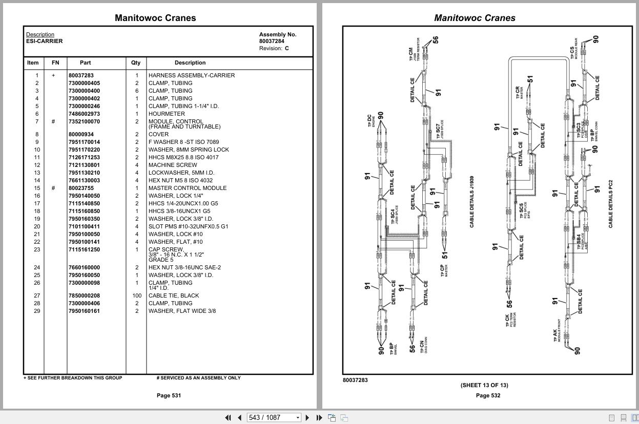 Grove Crane RT890E 232022 Parts Manual 2019 (2)