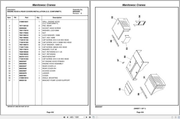 Grove Crane RT890E 232123 Parts Manual 2011 (2)