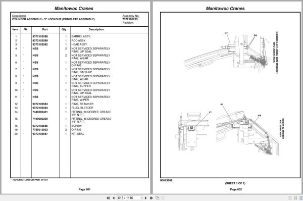 Grove Crane RT890E 232294 Parts Manual 2017 (2)