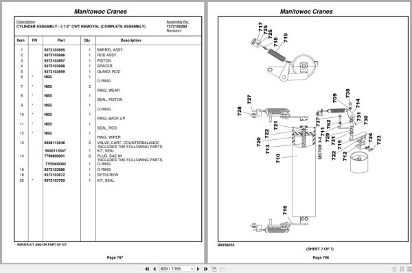 Grove Crane RT890E 232366 Parts Manual 2012 (2)