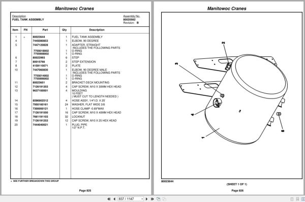 Grove Crane RT890E 232560 Parts Manual 2012 (2)