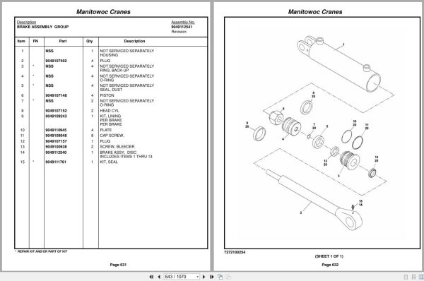 Grove Crane RT890E 232695 Parts Manual 2017 (2)