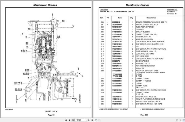 Grove Crane RT890E 232830 Parts Manual 2016 (2)