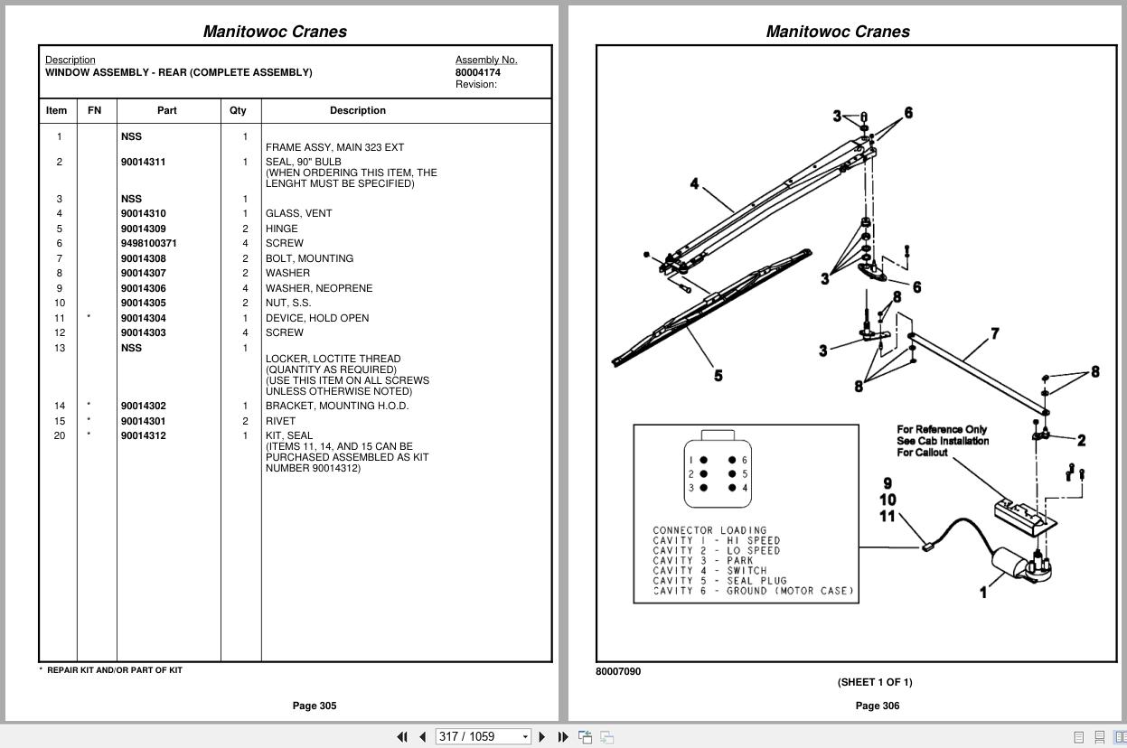 Grove Crane RT890E 232860 Parts Manual 2012 (2)