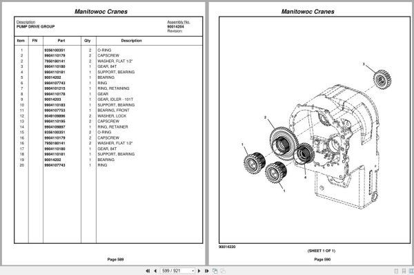 Grove Crane RT890E 233119 Parts Manual 2012 (2)