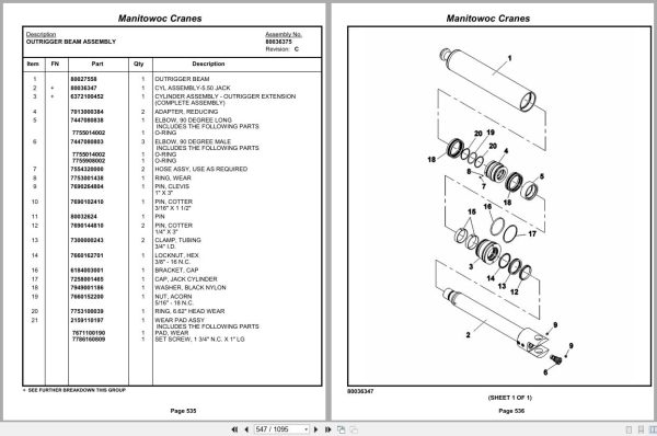 Grove Crane RT890E 233298 Parts Manual 2013 (2)