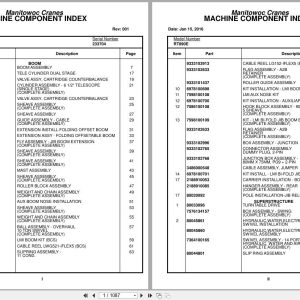 Grove Crane RT890E 233704 Parts Manual 2016 (1)
