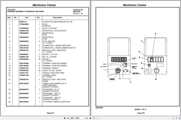 Grove Crane RT890E 233704 Parts Manual 2016 (2)