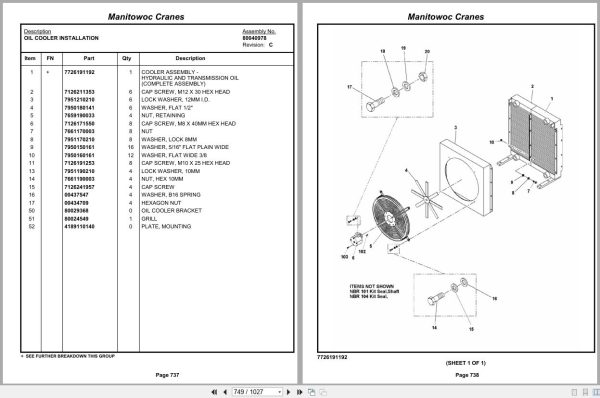 Grove Crane RT890E 233755 Parts Manual 2013 (2)