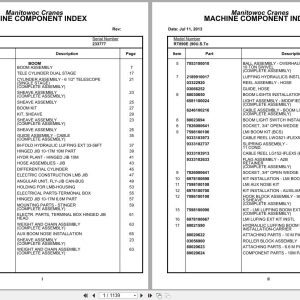 Grove Crane RT890E 233777 Parts Manual 2013 (1)