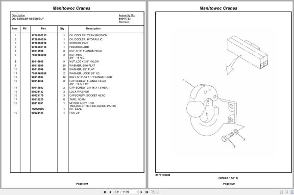 Grove Crane RT890E 233777 Parts Manual 2013 (2)