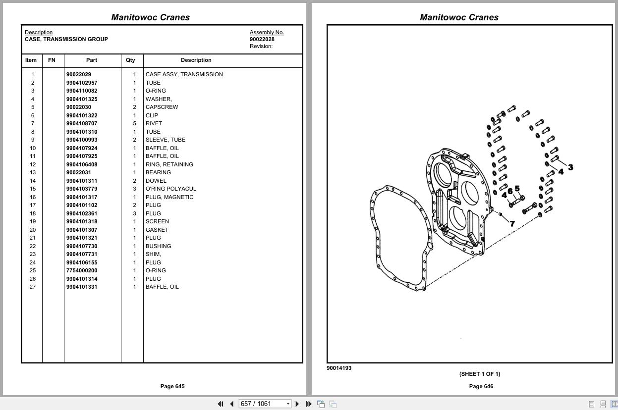 Grove Crane RT890E 233836 Parts Manual 2013 (2)