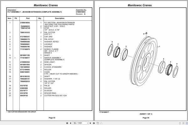 Grove Crane RT890E 233917 Parts Manual 2013 (2)