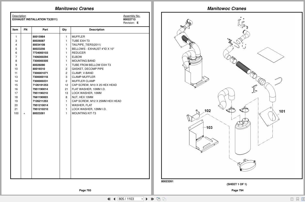 Grove Crane RT890E 234069 Parts Manual 2017 (2)