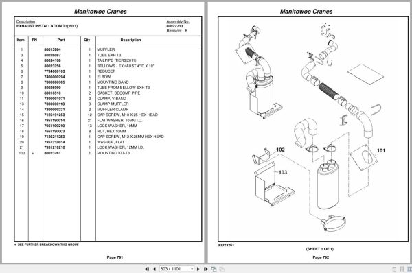 Grove Crane RT890E 234099 Parts Manual 2017 (2)