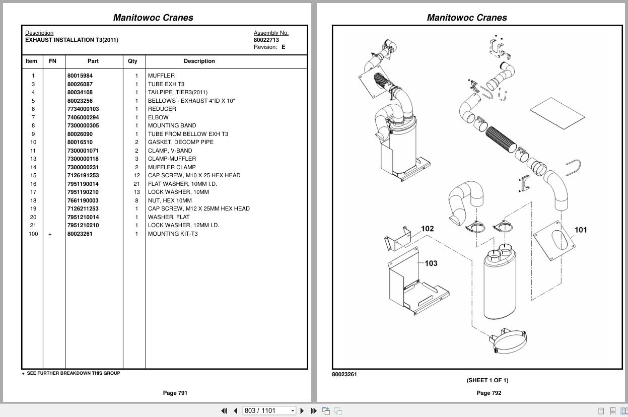 Grove Crane RT890E 234099 Parts Manual 2017 (2)