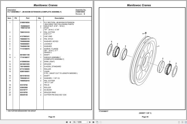 Grove Crane RT890E 234117 Parts Manual 2013 (2)