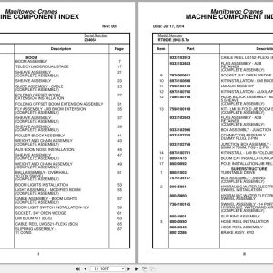 Grove Crane RT890E 234664 Parts Manual 2014 (1)