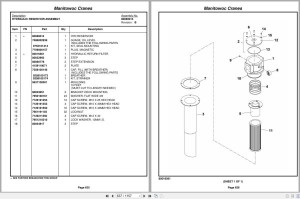 Grove Crane RT890E 234702 Parts Manual 2018 (2)