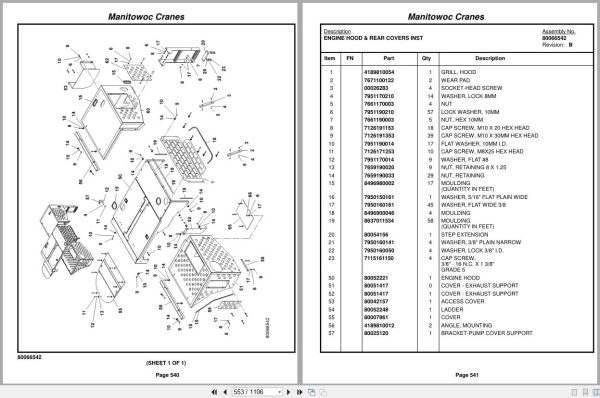 Grove Crane RT890E 234703 Parts Manual 2015 (2)
