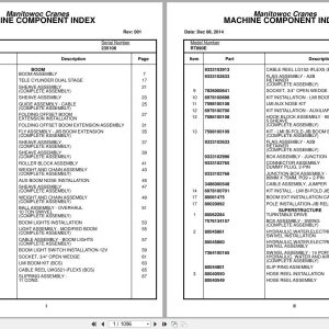 Grove Crane RT890E 235108 Parts Manual 2014 (1)