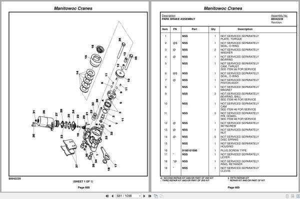 Grove Crane RT890E 235140 Parts Manual 2014 (2)