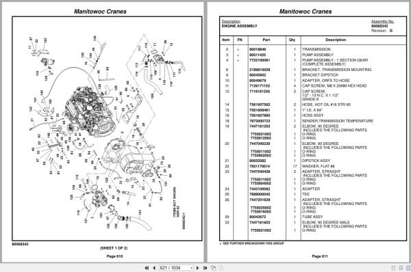 Grove Crane RT890E 235425 Parts Manual 2015 (2)