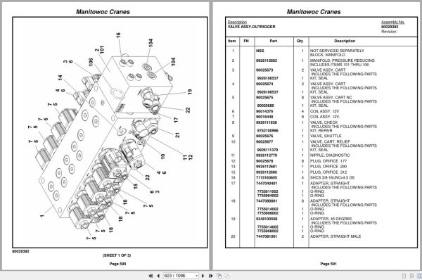 Grove Crane RT890E 235507 Parts Manual 2016 (2)