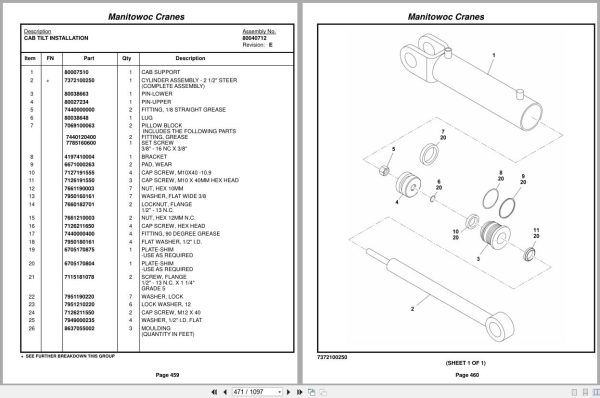 Grove Crane RT890E 280147 Parts Manual 2014 (2)