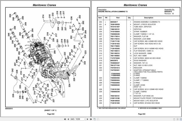 Grove Crane RT890E 280193 Parts Manual 2014 (2)