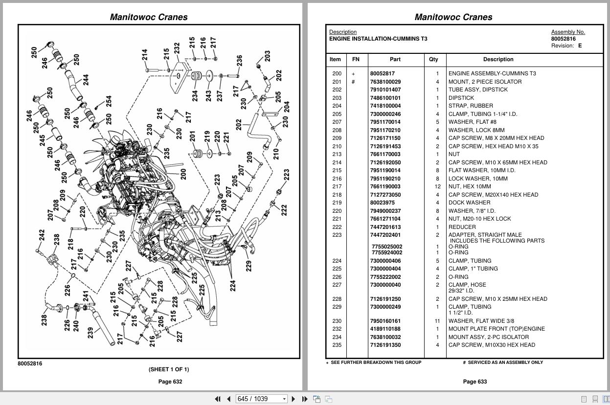 Grove Crane RT890E 280193 Parts Manual 2014 (2)