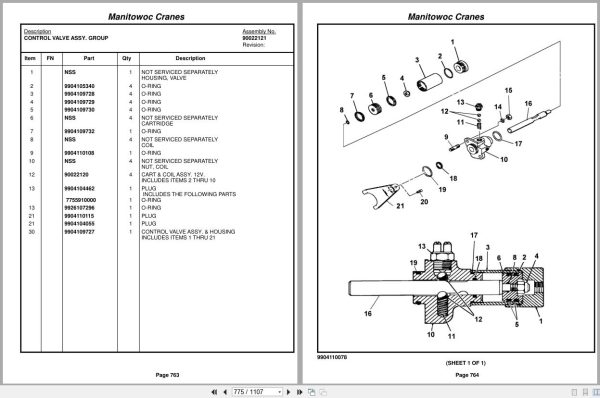 Grove Crane RT890E 280278 Parts Manual 2016 (2)