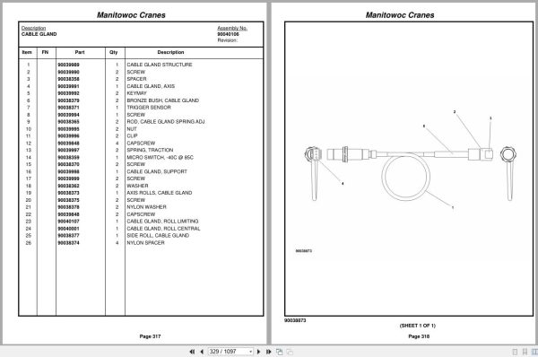 Grove Crane RT890E 605929 Parts Manual 2016 (2)