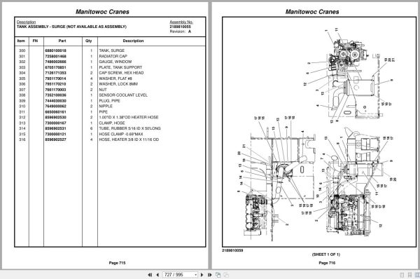 Grove Crane RT890E3 225990 Parts Manual 2016 (2)