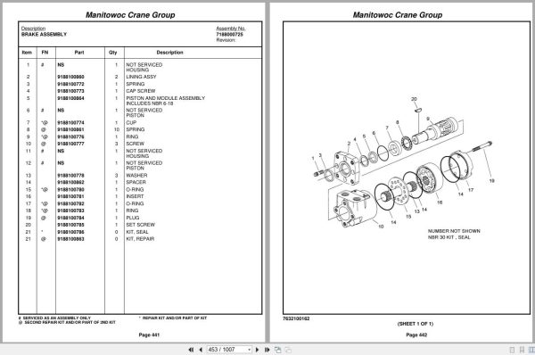 Grove Crane RT890E3 226587 Parts Manual 2007 (2)