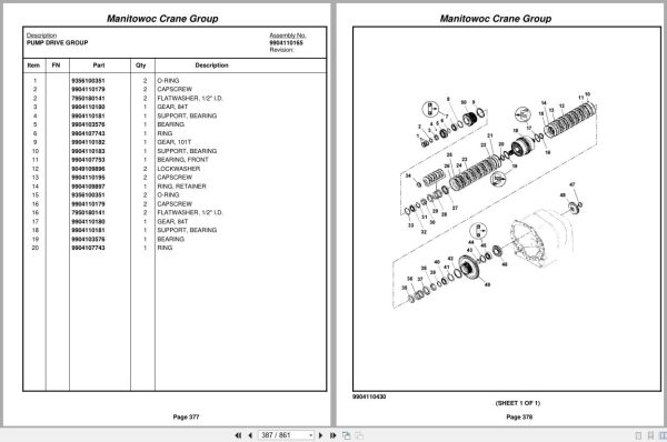Grove Crane RT890E3 226802 Parts Manual 2007 (2)