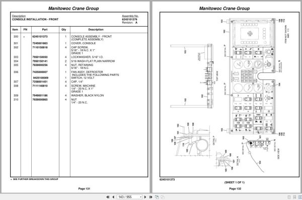 Grove Crane RT890E3 228179 Parts Manual 2008 (2)