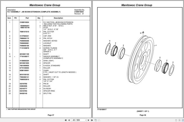 Grove Crane RT890E3 228181 Parts Manual 2008 (2)