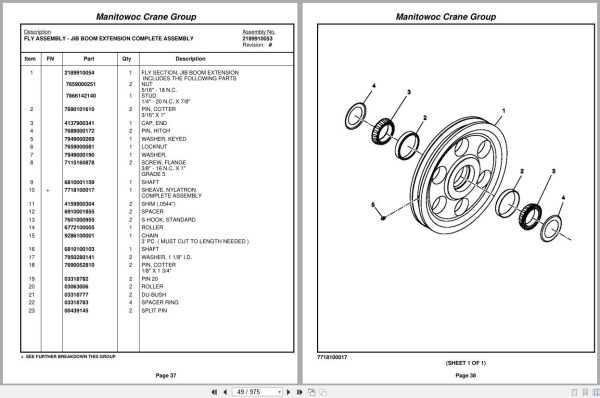 Grove Crane RT890E3 228788 Parts Manual 2008 (2)