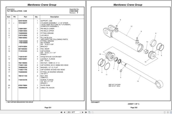 Grove Crane RT890E3 229715 Parts Manual 2008 (2)
