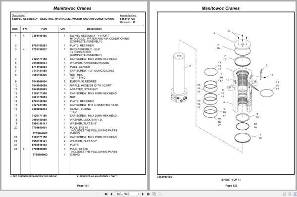 Grove Crane RT890E3 229720 Parts Manual 2014 (2)