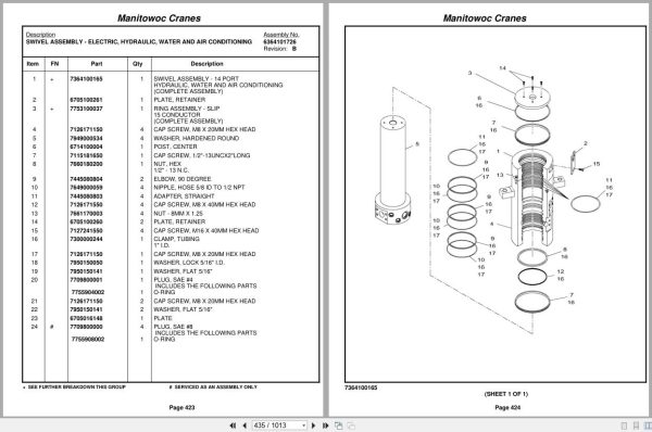 Grove Crane RT890E3 229725 Parts Manual 2009 (2)