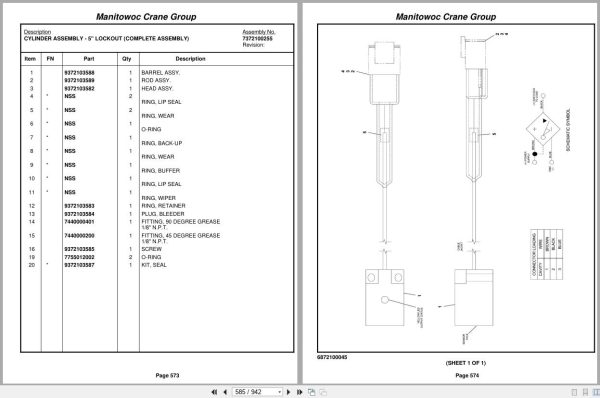 Grove Crane RT890E3 229729 Parts Manual 2008 (2)