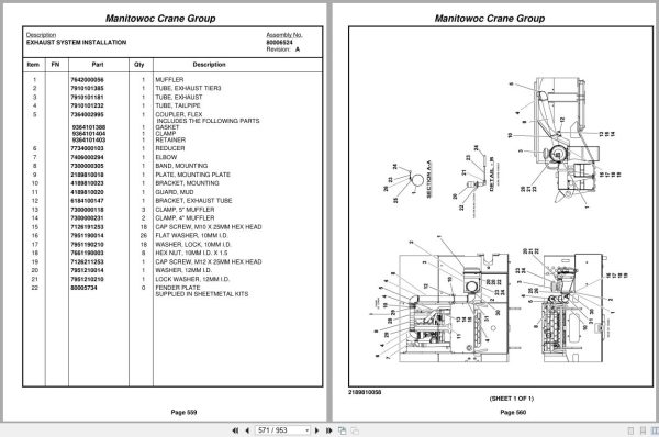 Grove Crane RT890E3 229887 Parts Manual 2008 (2)