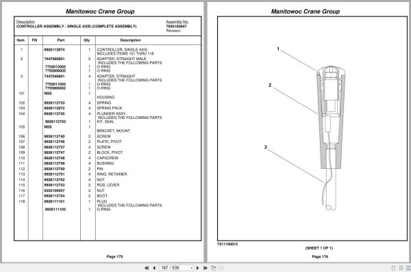 Grove Crane RT890E3 230509 Parts Manual 2009 (2)