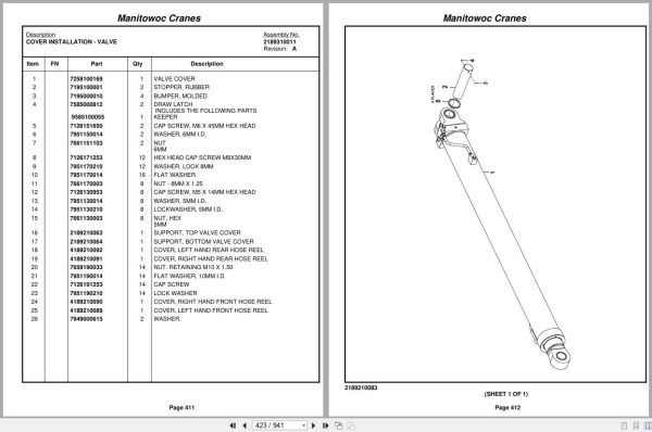 Grove Crane RT890E3 230660 Parts Manual 2009 (2)