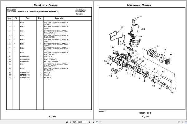 Grove Crane RT890E3 230712 Parts Manual 2017 (2)
